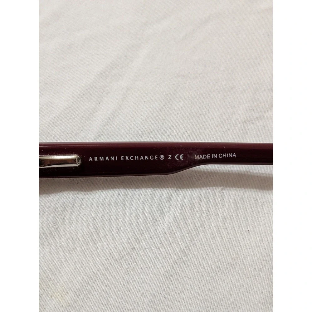 Armani Exchange AX 3017 8118 Square Burgundy Eyeglasses Frame 52-16-135